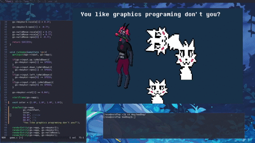 Begining to make yet another game engine. Font Rendering