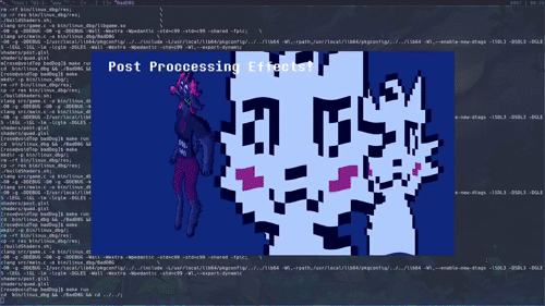 Begining to make yet another game engine. Post Processing